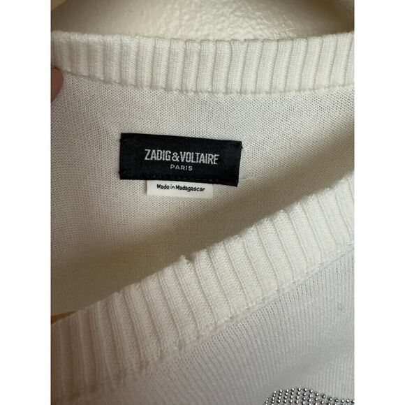 Zadig & Voltaire Gaby Skull Sweater Sz. S - Picture 3 of 9
